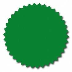 Звездочка конгривка нотариальная, зеленая, d55 мм.